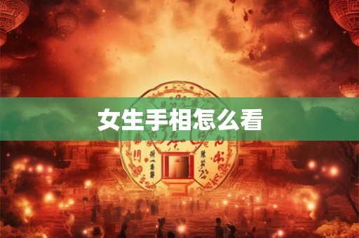 女生手相怎么看