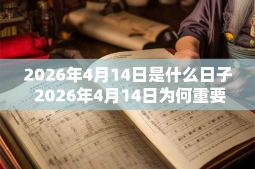 2026年4月14日是什么日子 2026年4月14日为何重要