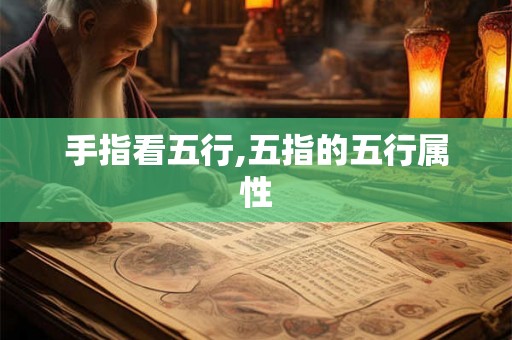 手指看五行,五指的五行属性