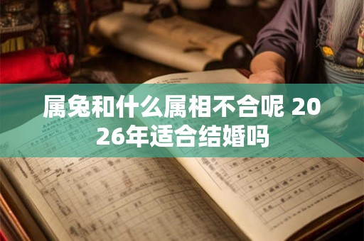 属兔和什么属相不合呢 2026年适合结婚吗