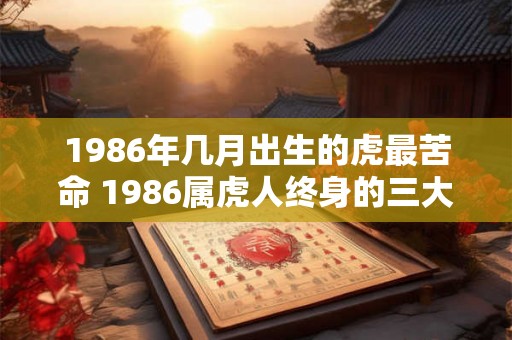 1986年几月出生的虎最苦命 1986属虎人终身的三大坎