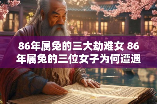 86年属兔的三大劫难女 86年属兔的三位女子为何遭遇三大劫难