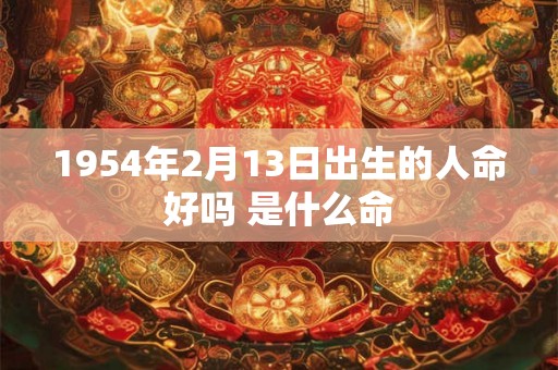 1954年2月13日出生的人命好吗 是什么命