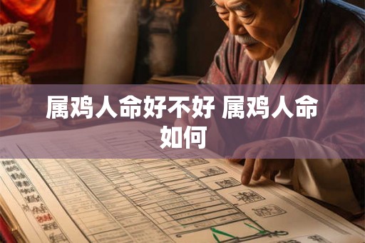 属鸡人命好不好 属鸡人命如何