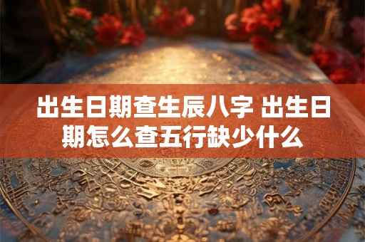 出生日期查生辰八字 出生日期怎么查五行缺少什么 出生日期查生辰八字 出生日期怎么查五行缺少什么