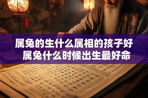 属兔的生什么属相的孩子好  属兔什么时候出生最好命