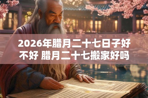 2026年腊月二十七日子好不好 腊月二十七搬家好吗