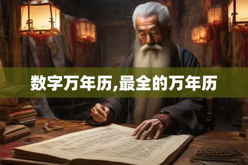数字万年历,最全的万年历