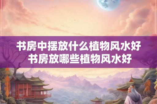 书房中摆放什么植物风水好 书房放哪些植物风水好
