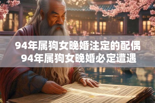 94年属狗女晚婚注定的配偶 94年属狗女晚婚必定遭遇何种配偶