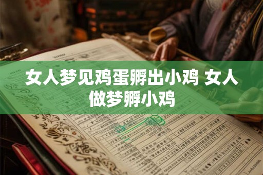 女人梦见鸡蛋孵出小鸡 女人做梦孵小鸡 女人梦见鸡蛋孵出小鸡 女人做梦孵小鸡