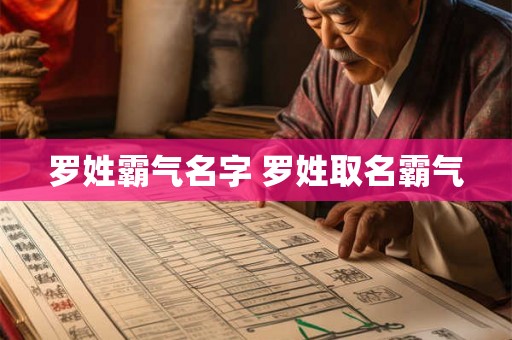 罗姓霸气名字 罗姓取名霸气