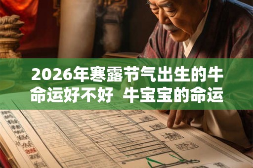 2026年寒露节气出生的牛命运好不好  牛宝宝的命运解析