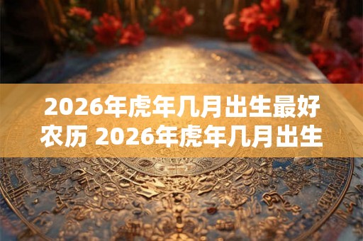 2026年虎年几月出生最好农历 2026年虎年几月出生命苦