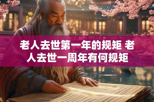 老人去世第一年的规矩 老人去世一周年有何规矩 老人去世第一年的规矩 老人去世一周年有何规矩