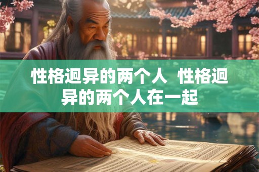 性格迥异的两个人  性格迥异的两个人在一起