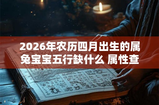 2026年农历四月出生的属兔宝宝五行缺什么 属性查询 2026年农历四月出生的属兔宝宝五行缺什么 属性查询