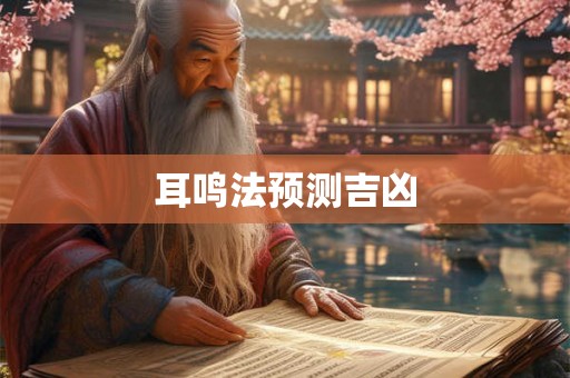 耳鸣法预测吉凶