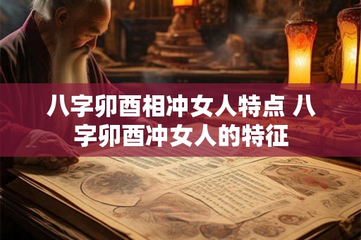 八字卯酉相冲女人特点 八字卯酉冲女人的特征