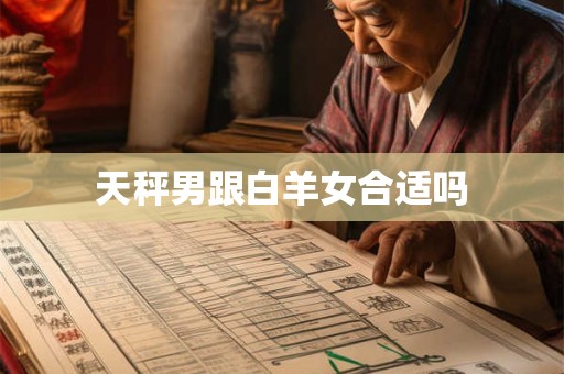 天秤男跟白羊女合适吗