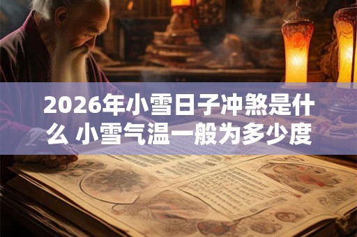 2026年小雪日子冲煞是什么 小雪气温一般为多少度