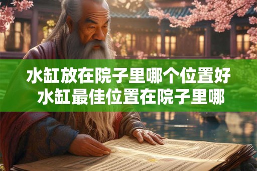 水缸放在院子里哪个位置好 水缸最佳位置在院子里哪儿 水缸放在院子里哪个位置好 水缸最佳位置在院子里哪儿