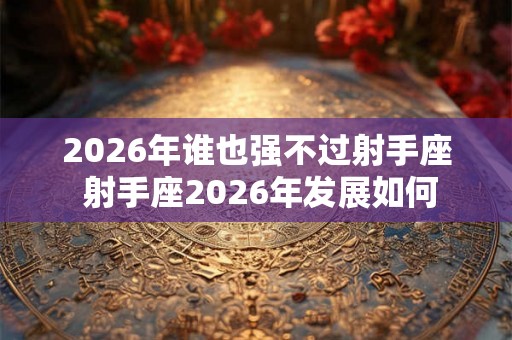2026年谁也强不过射手座 射手座2026年发展如何
