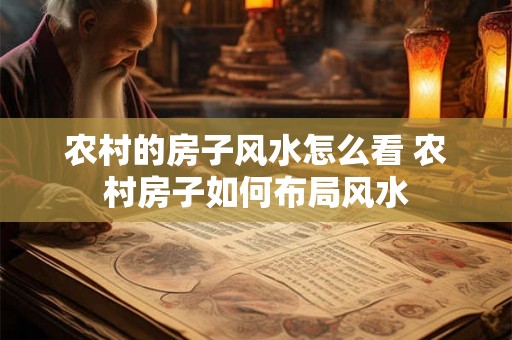 农村的房子风水怎么看 农村房子如何布局风水