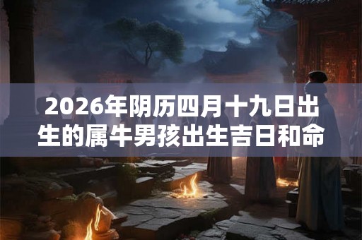 2026年阴历四月十九日出生的属牛男孩出生吉日和命运查询