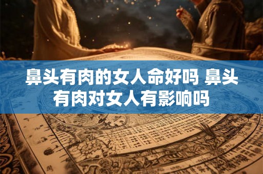 鼻头有肉的女人命好吗 鼻头有肉对女人有影响吗