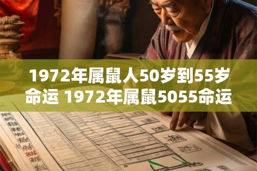 1972年属鼠人50岁到55岁命运 1972年属鼠5055命运如何 1972年属鼠人50岁到55岁命运 1972年属鼠5055命运如何