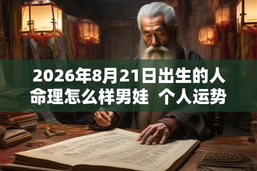 2026年8月21日出生的人命理怎么样男娃 个人运势好不好 2026年8月21日出生的人命理怎么样男娃 个人运势好不好