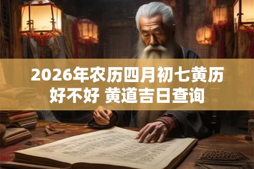 2026年农历四月初七黄历好不好 黄道吉日查询 2026年农历四月初七黄历好不好 黄道吉日查询