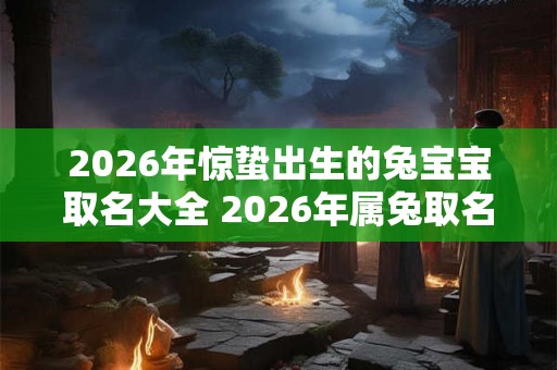 2026年惊蛰出生的兔宝宝取名大全 2026年属兔取名宜用字