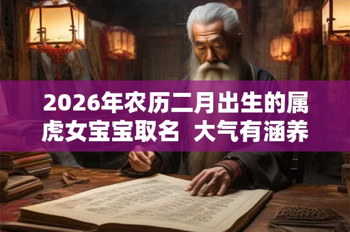 2026年农历二月出生的属虎女宝宝取名  大气有涵养