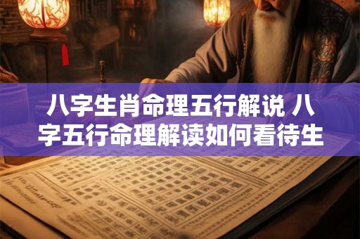 八字生肖命理五行解说 八字五行命理解读如何看待生肖 八字生肖命理五行解说 八字五行命理解读如何看待生肖