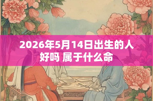 2026年5月14日出生的人好吗 属于什么命