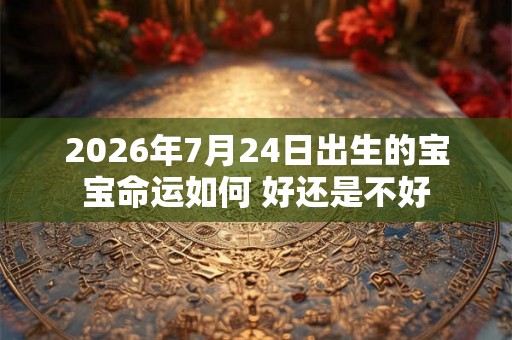 2026年7月24日出生的宝宝命运如何 好还是不好
