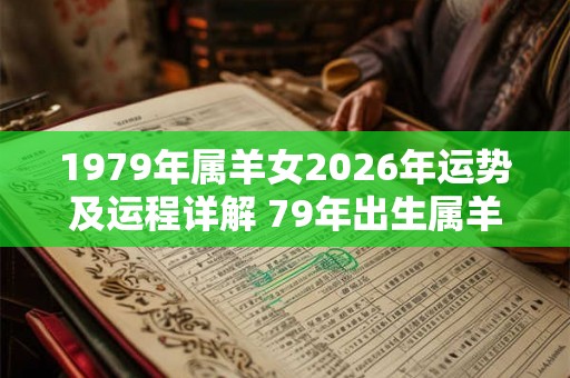 1979年属羊女2026年运势及运程详解 79年出生属羊人2026全年每月运势女性 1979年属羊女2026年运势及运程详解 79年出生属羊人2026全年每月运势女性