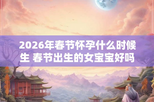 2026年春节怀孕什么时候生 春节出生的女宝宝好吗
