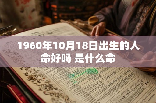 1960年10月18日出生的人命好吗 是什么命