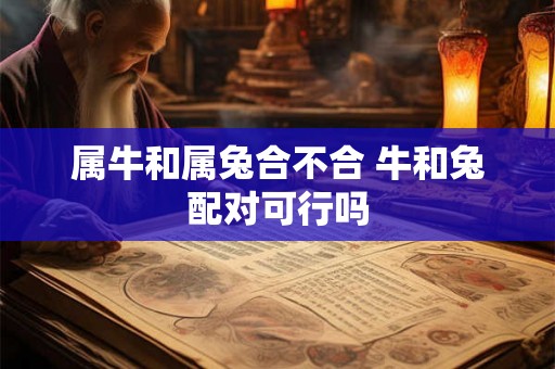 属牛和属兔合不合 牛和兔配对可行吗 属牛和属兔合不合 牛和兔配对可行吗