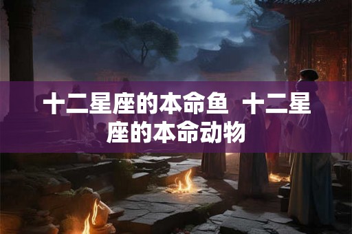 十二星座的本命鱼  十二星座的本命动物