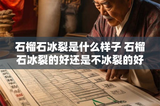 石榴石冰裂是什么样子 石榴石冰裂的好还是不冰裂的好