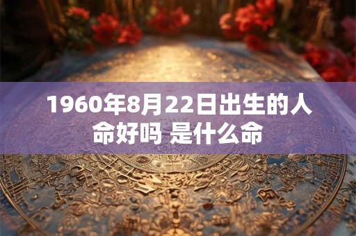 1960年8月22日出生的人命好吗 是什么命