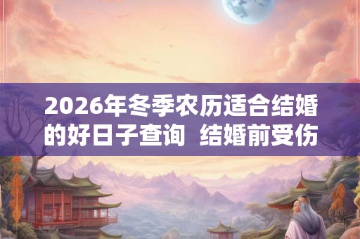 2026年冬季农历适合结婚的好日子查询  结婚前受伤吉利吗