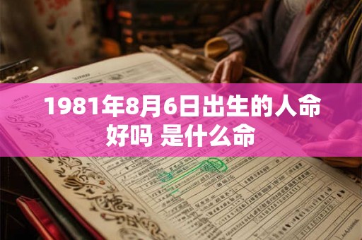 1981年8月6日出生的人命好吗 是什么命