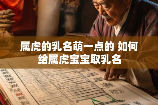 属虎的乳名萌一点的 如何给属虎宝宝取乳名