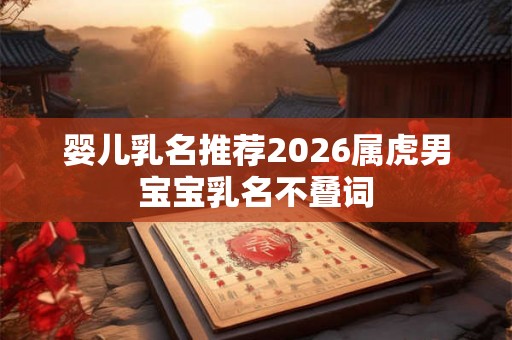 婴儿乳名推荐2026属虎男宝宝乳名不叠词