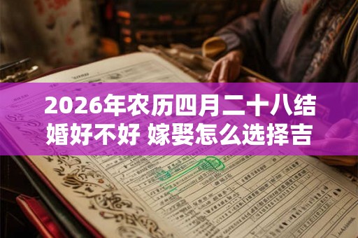2026年农历四月二十八结婚好不好 嫁娶怎么选择吉日